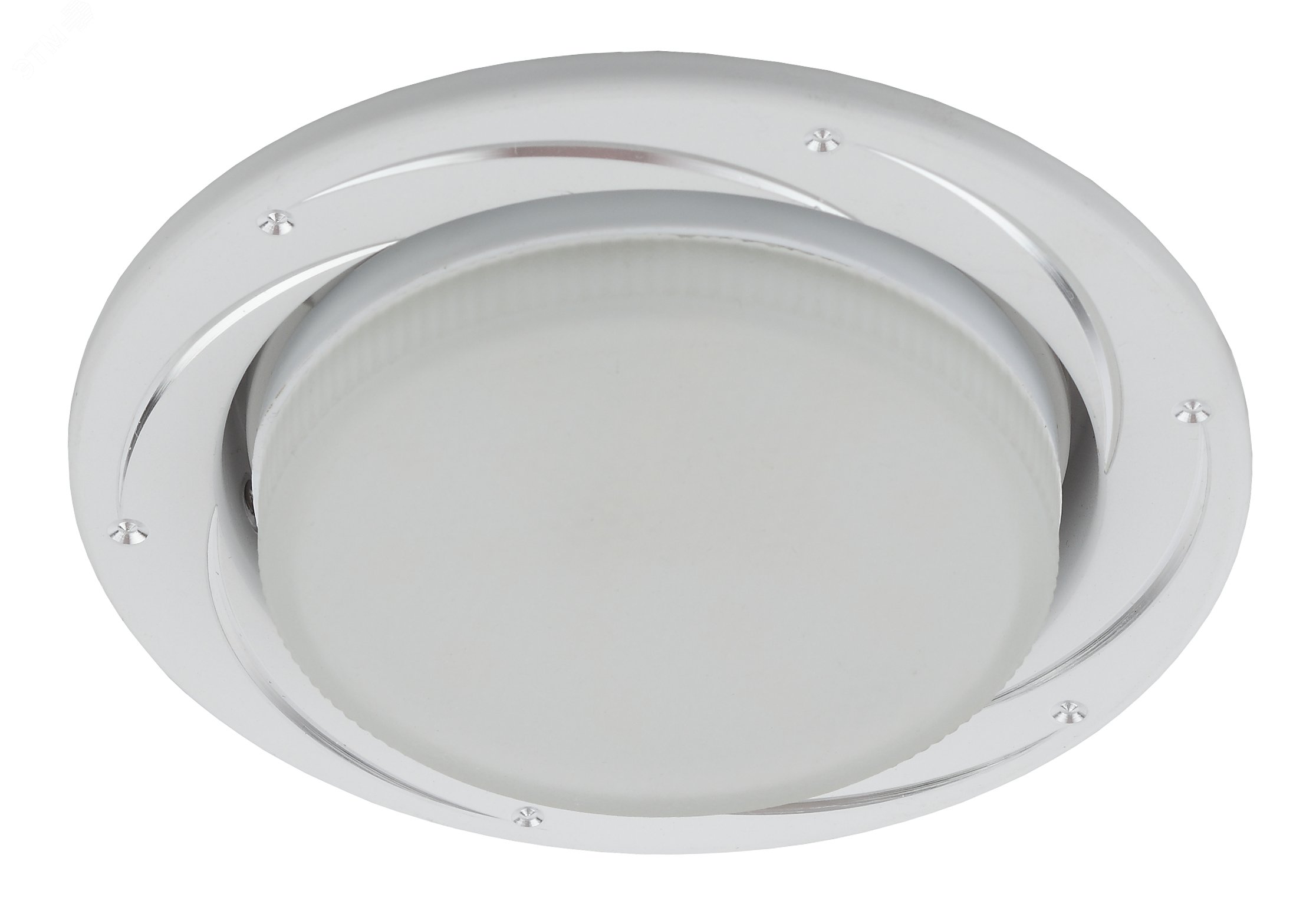 Светильник под лампу Gx53,220V, 13W, серебро/белый KL 77 AL/WH артикул ...