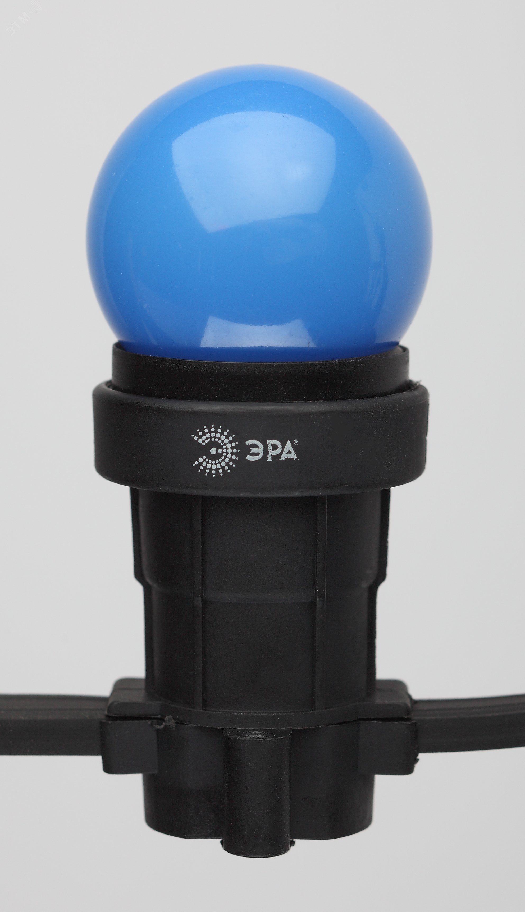 Лампа светодиодная для Белт-Лайт диод. шар син., 4SMD, 1W, E27 ERABL45-E27 LED Р45-1W-E27 Б0049573 ЭРА - превью 4