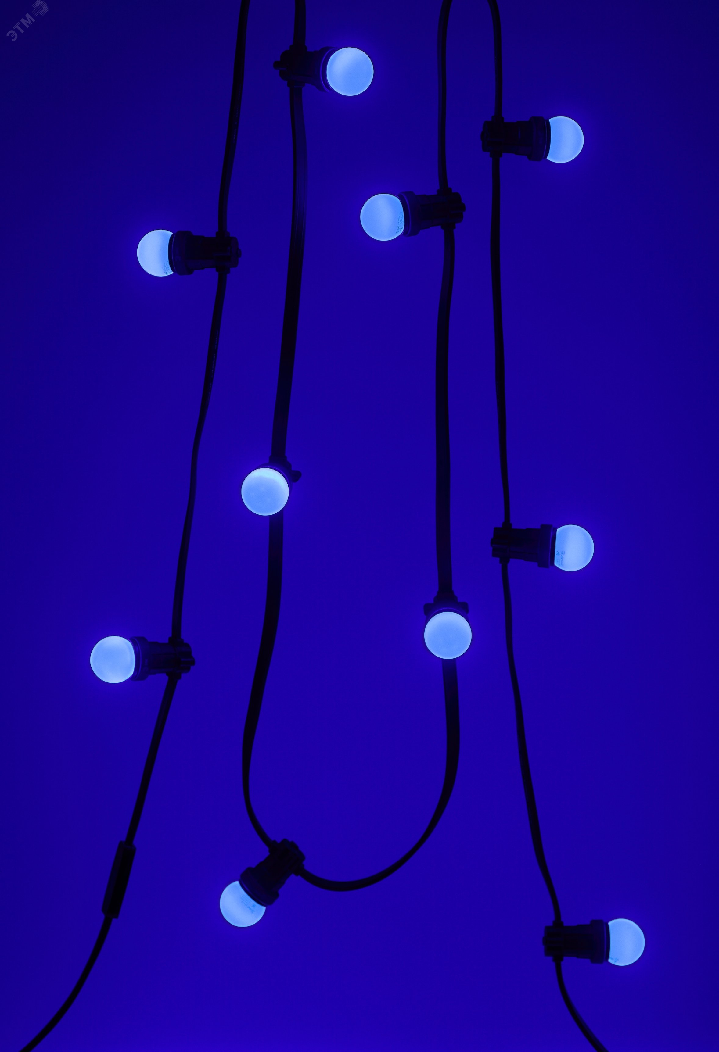 Лампа светодиодная для Белт-Лайт диод. шар син., 4SMD, 1W, E27 ERABL45-E27 LED Р45-1W-E27 Б0049573 ЭРА - превью 5