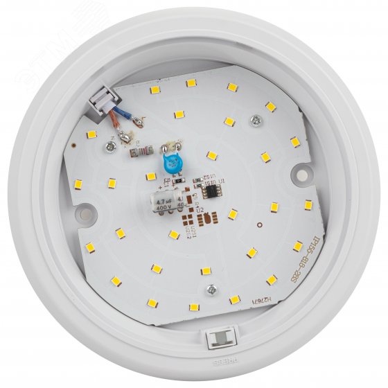 Светильник ЖКХ светодиодный SPB-301-2-4K-15 IP40 15Вт 1200Лм 4000К с акустическим датчиком круг накладной Б0055044 ЭРА - превью 5
