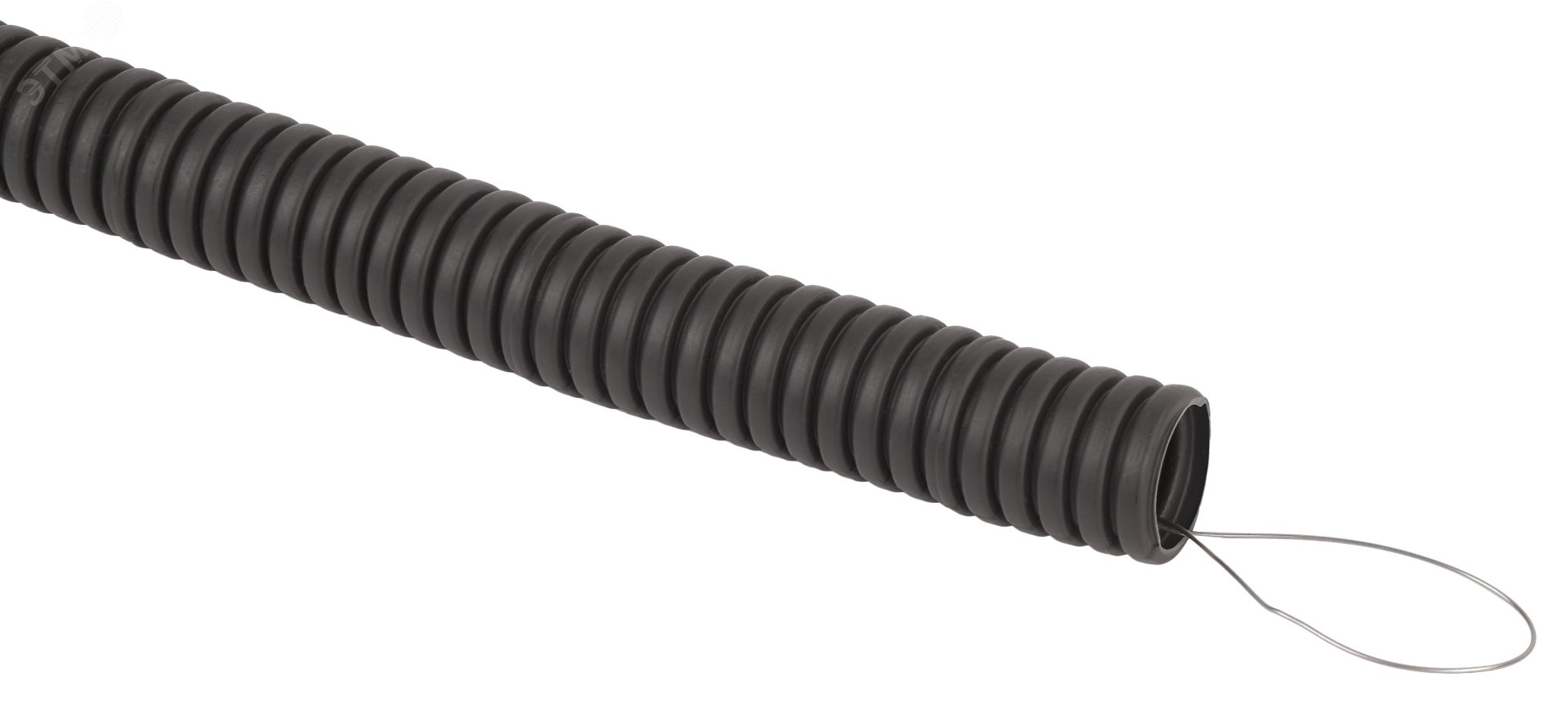 Изображение товара Гофрированные трубы безгалогенные трудногорючие d25 75м черные для противопожарных систем