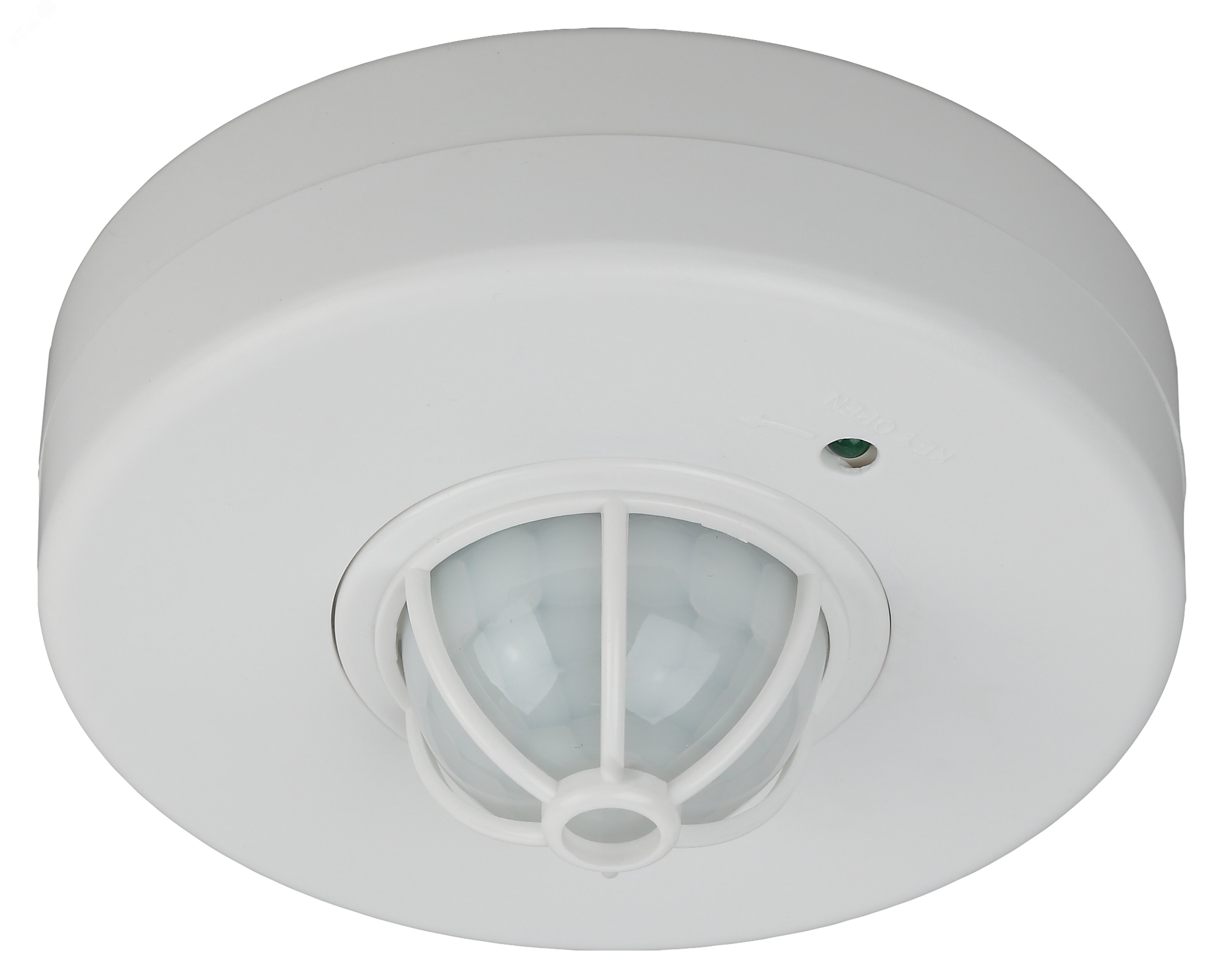 Изображение товара Датчик движения белый максимальная нагрузка 1200Вт угол обзора 360 градусов дальность 6м MD 016 (шт)