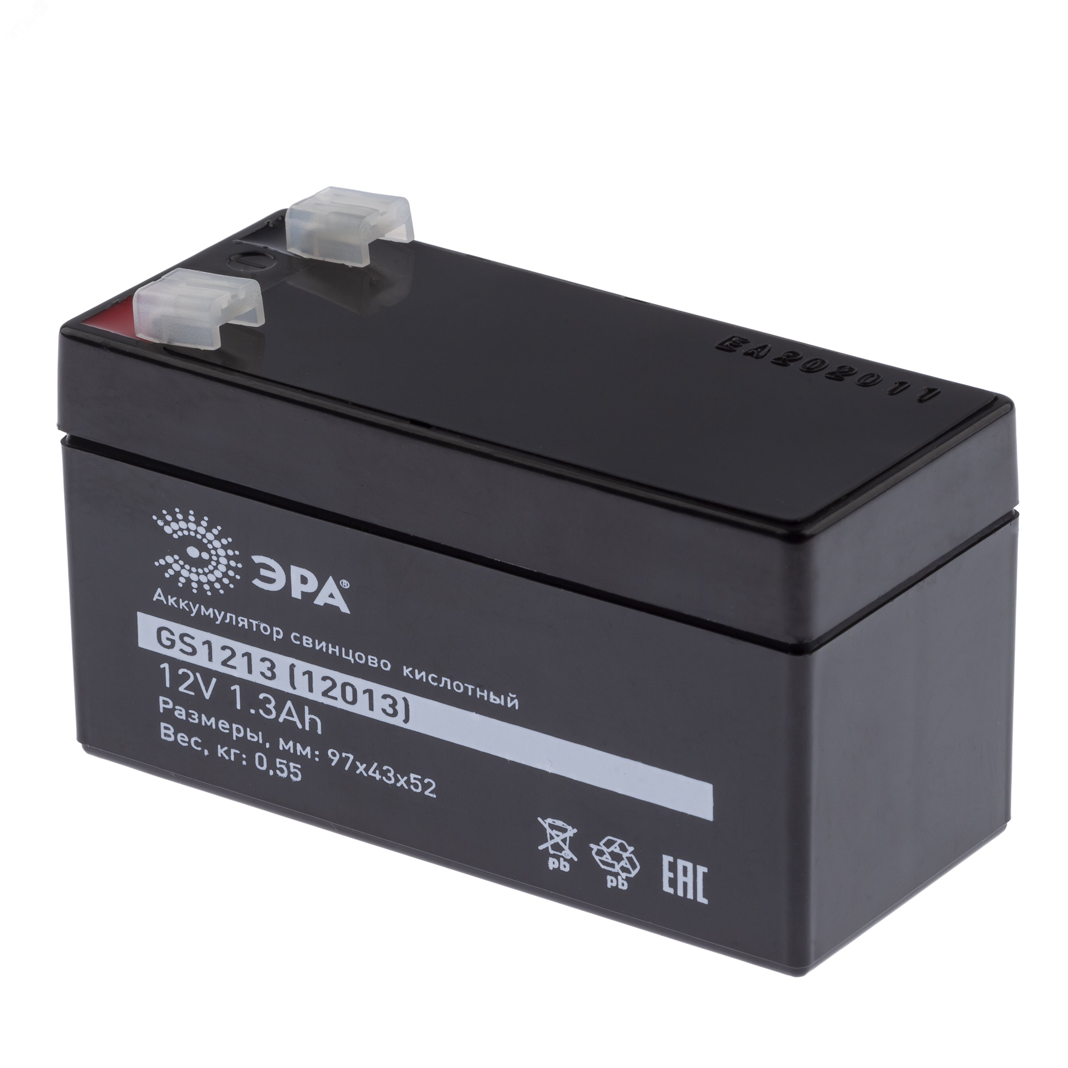 Изображение товара Аккумулятор свинцово-кислотный 12V 1,3GS1213 ЭРА надежный источник питания