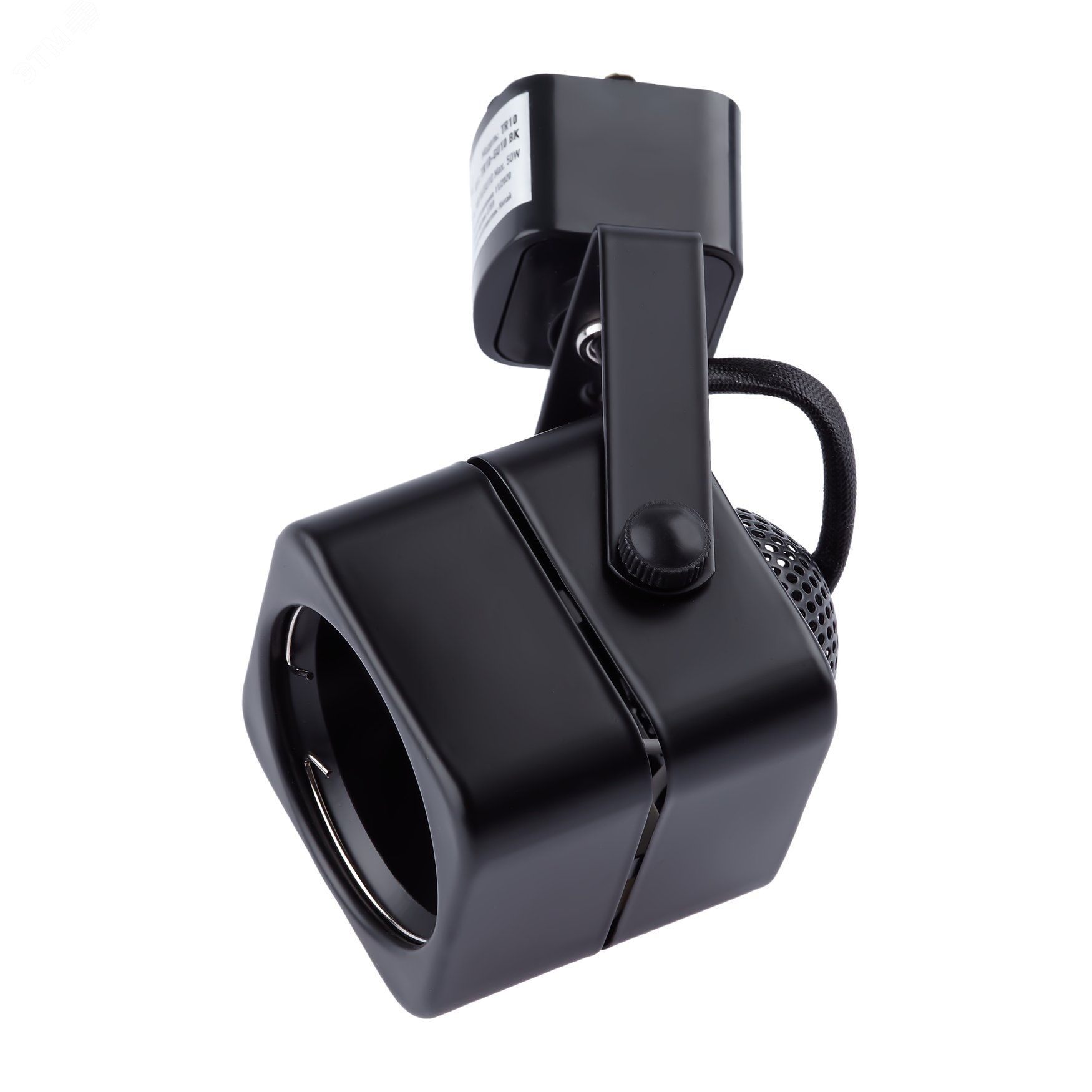 Изображение товара Светильник трековый ЭРА TR10-GU10 BK под лампу MR16 черный 35 Вт