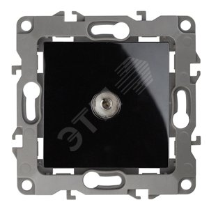 Изображение товара Розетка TV одиночная, Эра12, чёрный, 12-3101-06 (шт)