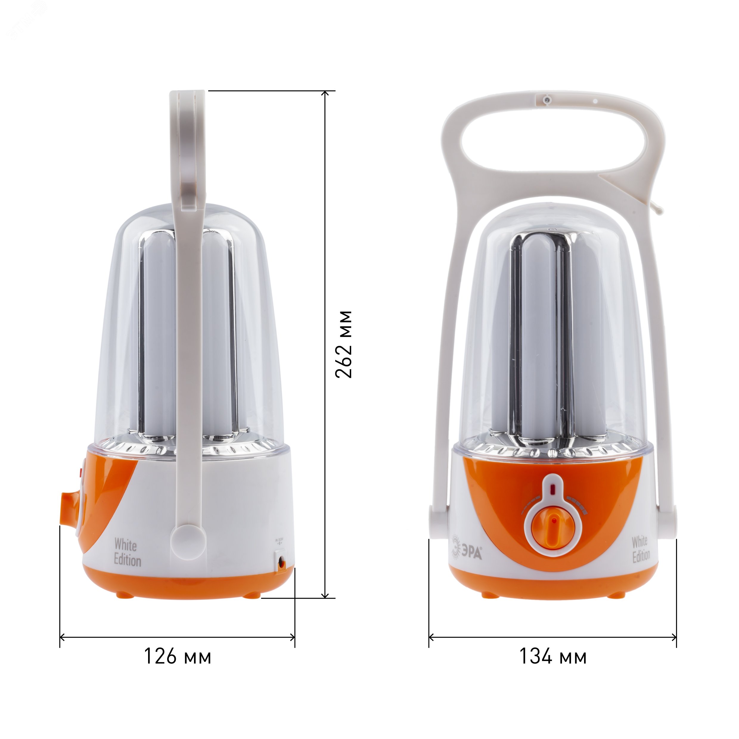 Фонарик светильник подвесной аккумуляторный, с ручкой-крючком, диммер 55 SMD KA55S Б0025621 ЭРА - превью 10