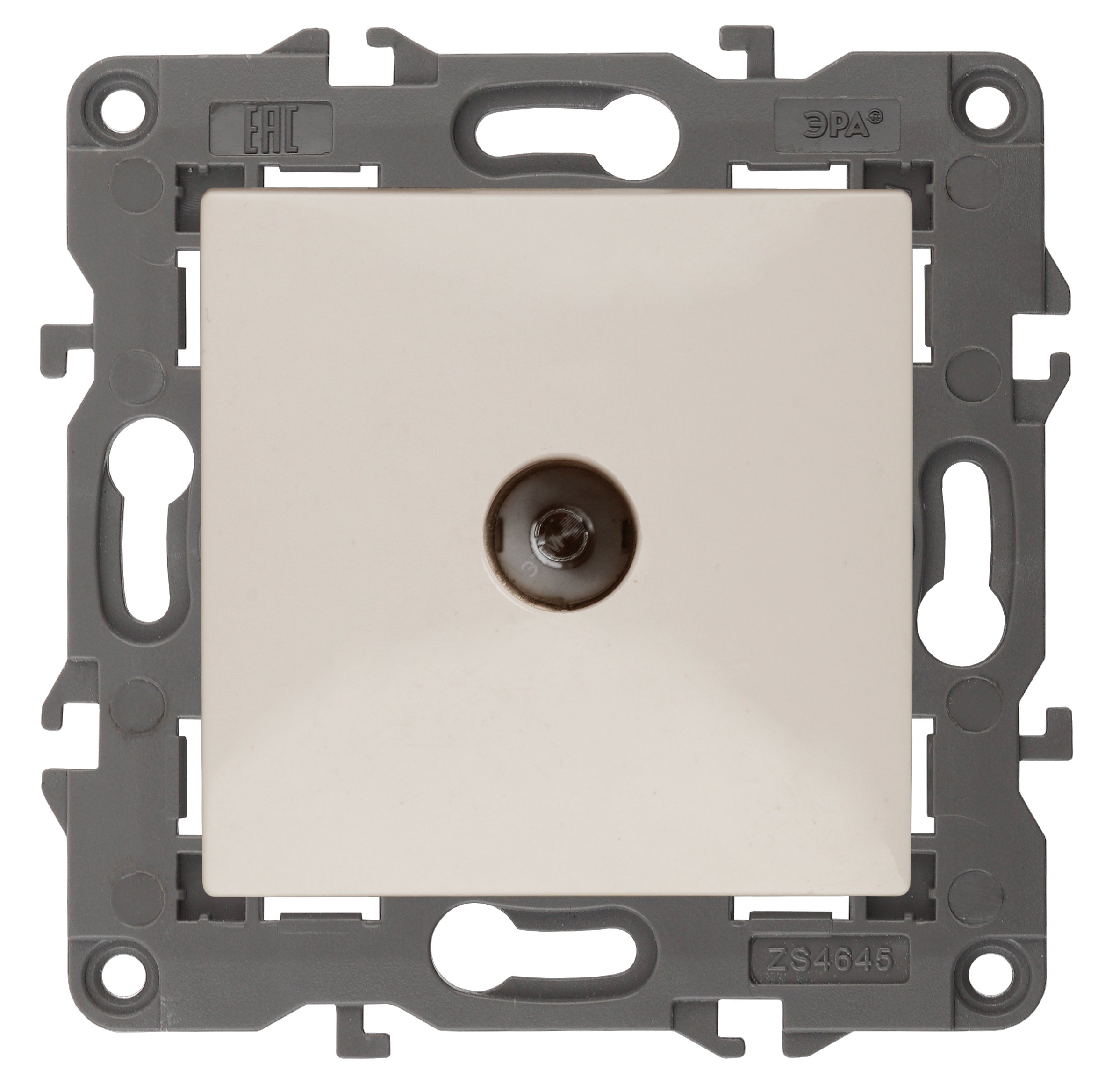 Изображение товара Розетка телевизионная одиночная серия Эра Elegance бежевый IP20