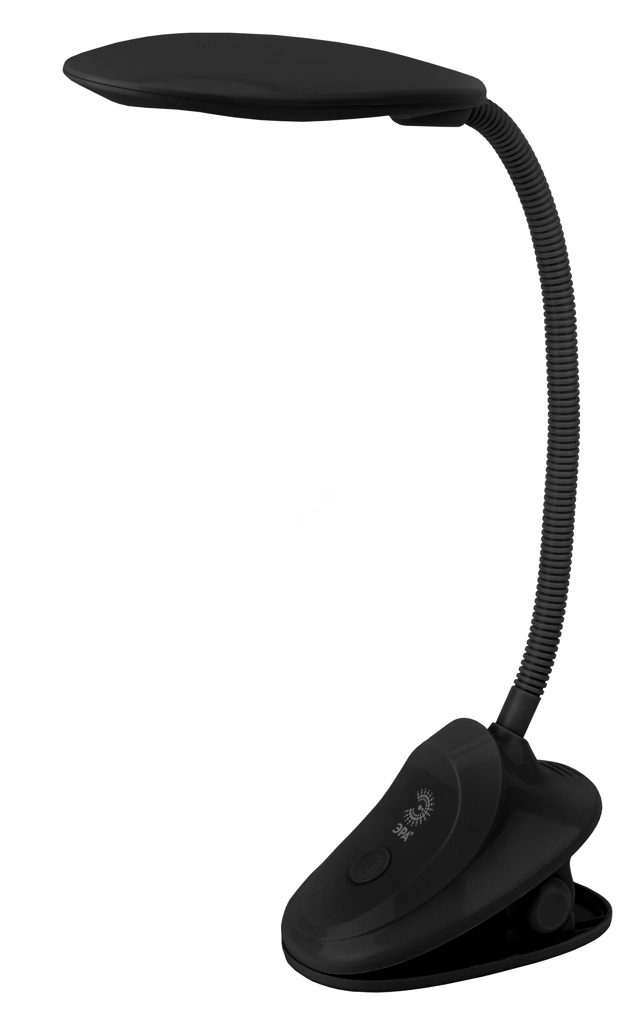 Изображение товара Настольный светильник ЭРА NLED-478-8W-BK светодиодный черный с прищепкой