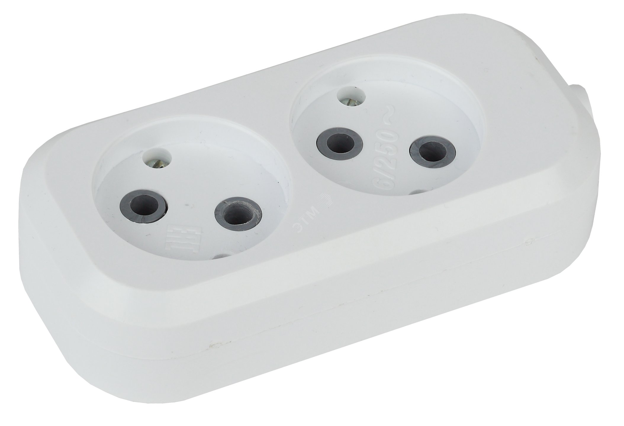 Изображение товара Колодка 2 гнезда, без зазeмл 20/600 KX-2 (шт)