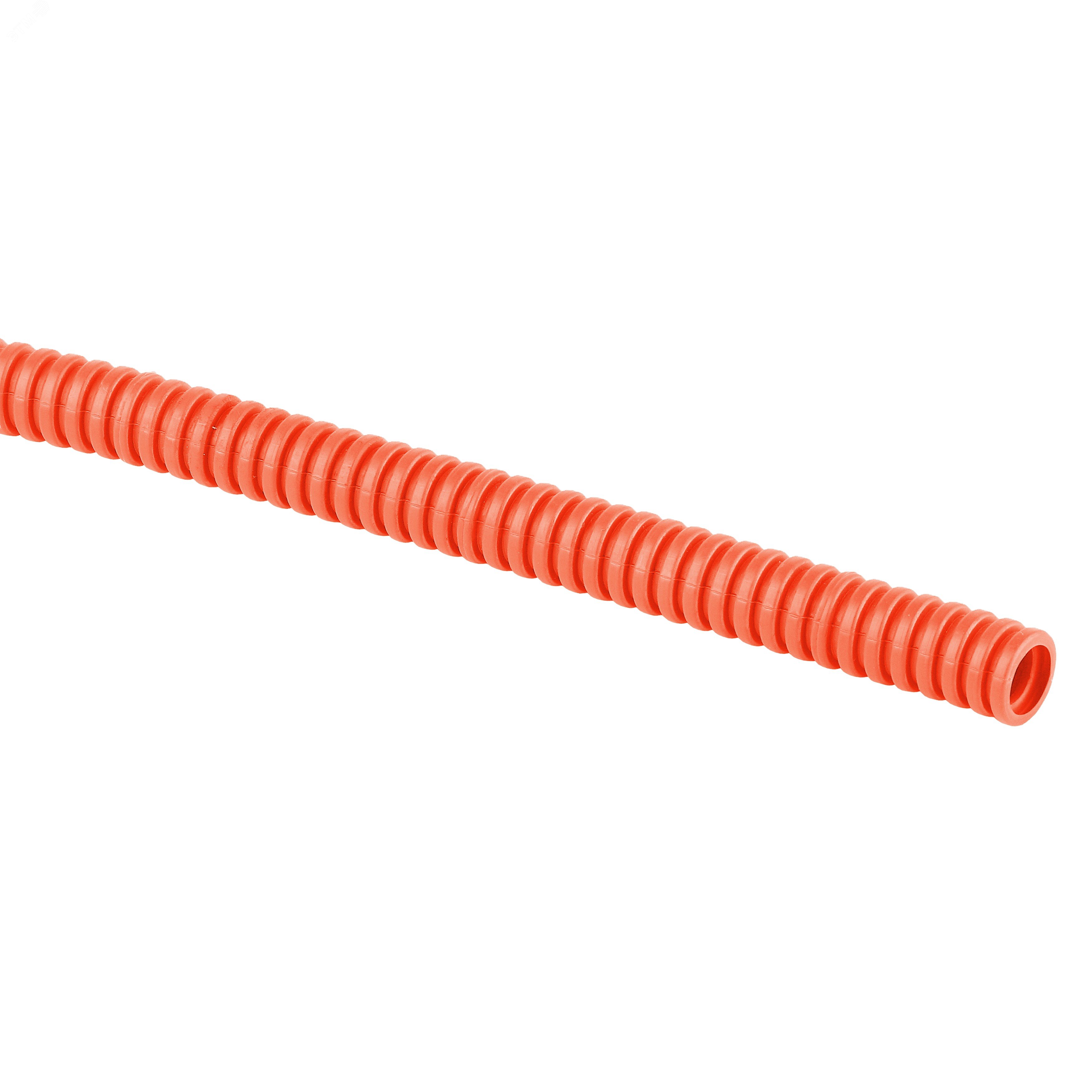 Труба гофрированная ПНД (оранжевый) d 20мм с зонд. легкая 100м (18) Б0051804 ЭРА