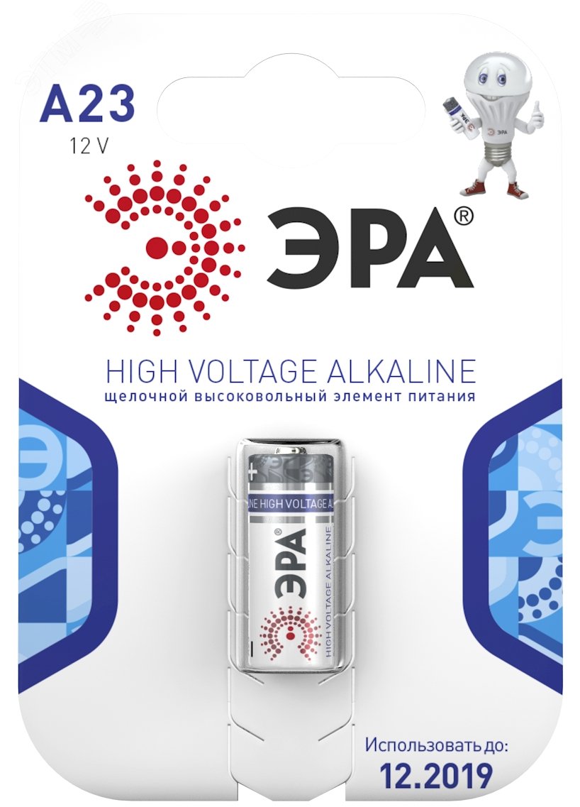 Изображение товара Батарейка A23-1BL SUPER Alkaline 1.5 В Китай ЭРА