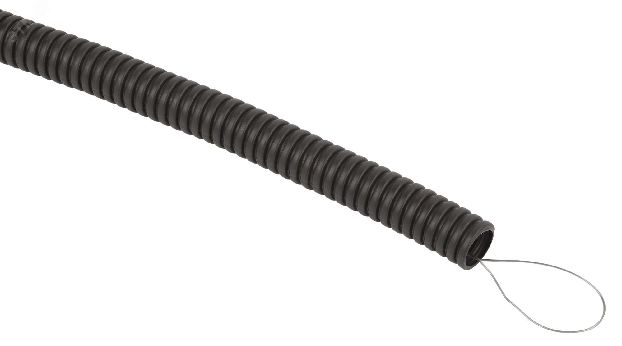 Изображение товара Гофрированная труба ЭРА FRHF GOFR-20-100-FRHF черная трудногорючая 100м