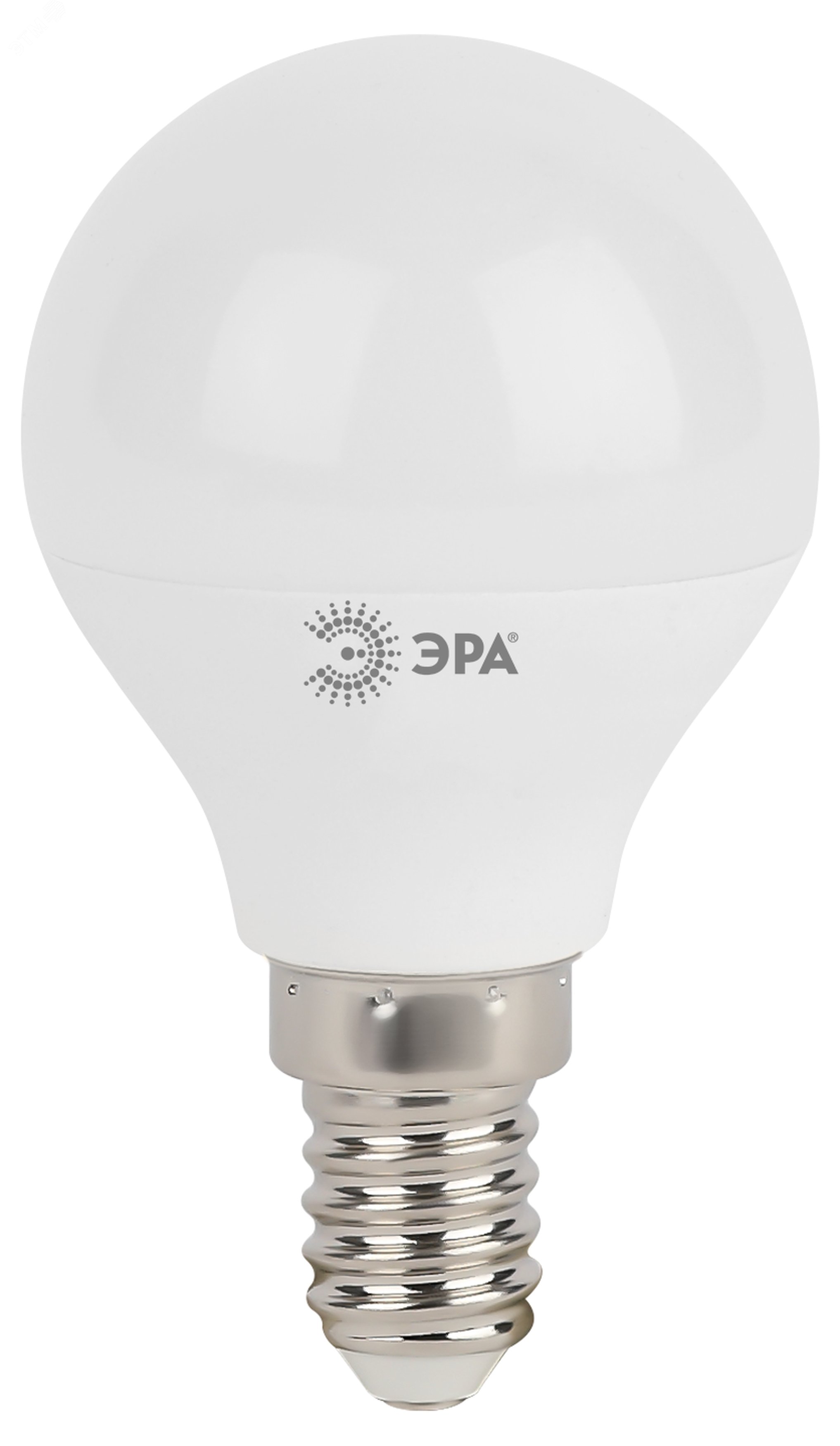Лампа светодиодная LED P45-5W-840-E14 (диод, шар, 5Вт, нейтр, E14 (10/100/3600) Б0028487 ЭРА - превью 3