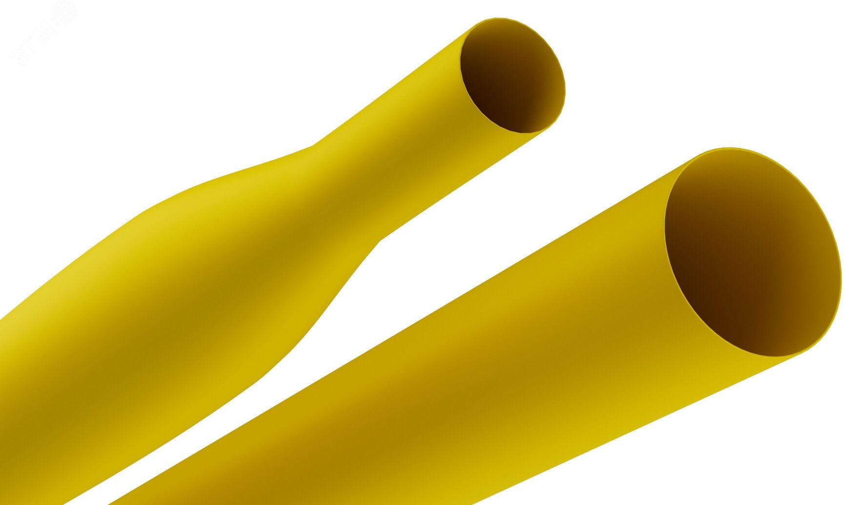 Изображение товара Термоусадочная трубка ЭРА нг-LS 40/20 желтая 1 м 10 шт