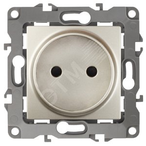Изображение товара Розетка однофазная скрытая установка шампань 16А IP20 Эра 12 B0018257