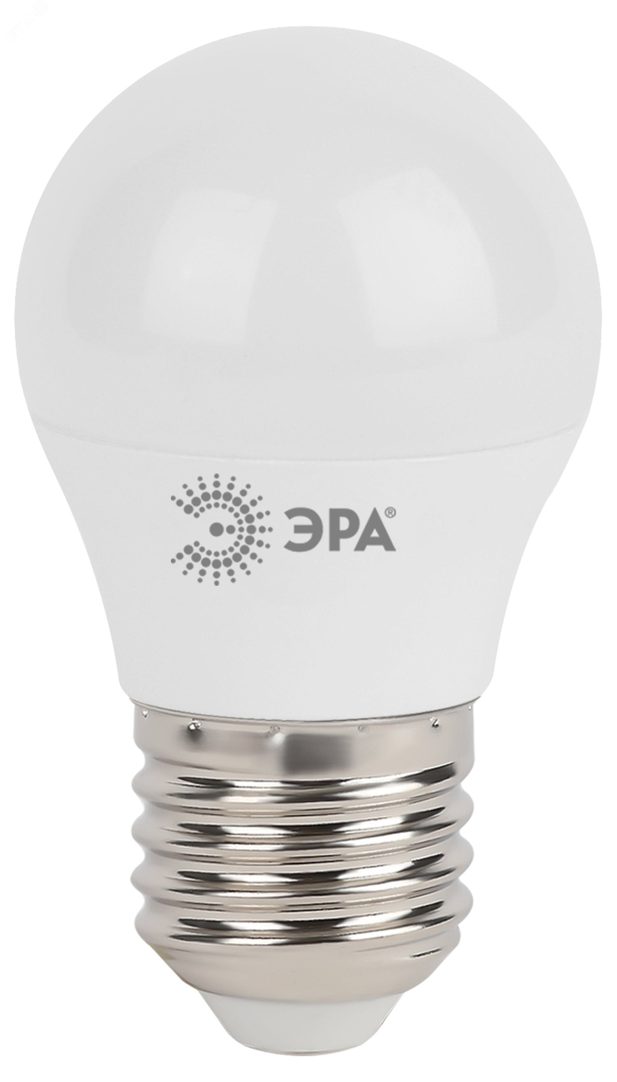 Лампа светодиодная Эра LED P45-7W-827-E27 (диод, шар, 7Вт, тепл, E27) Б0020550 ЭРА - превью 3
