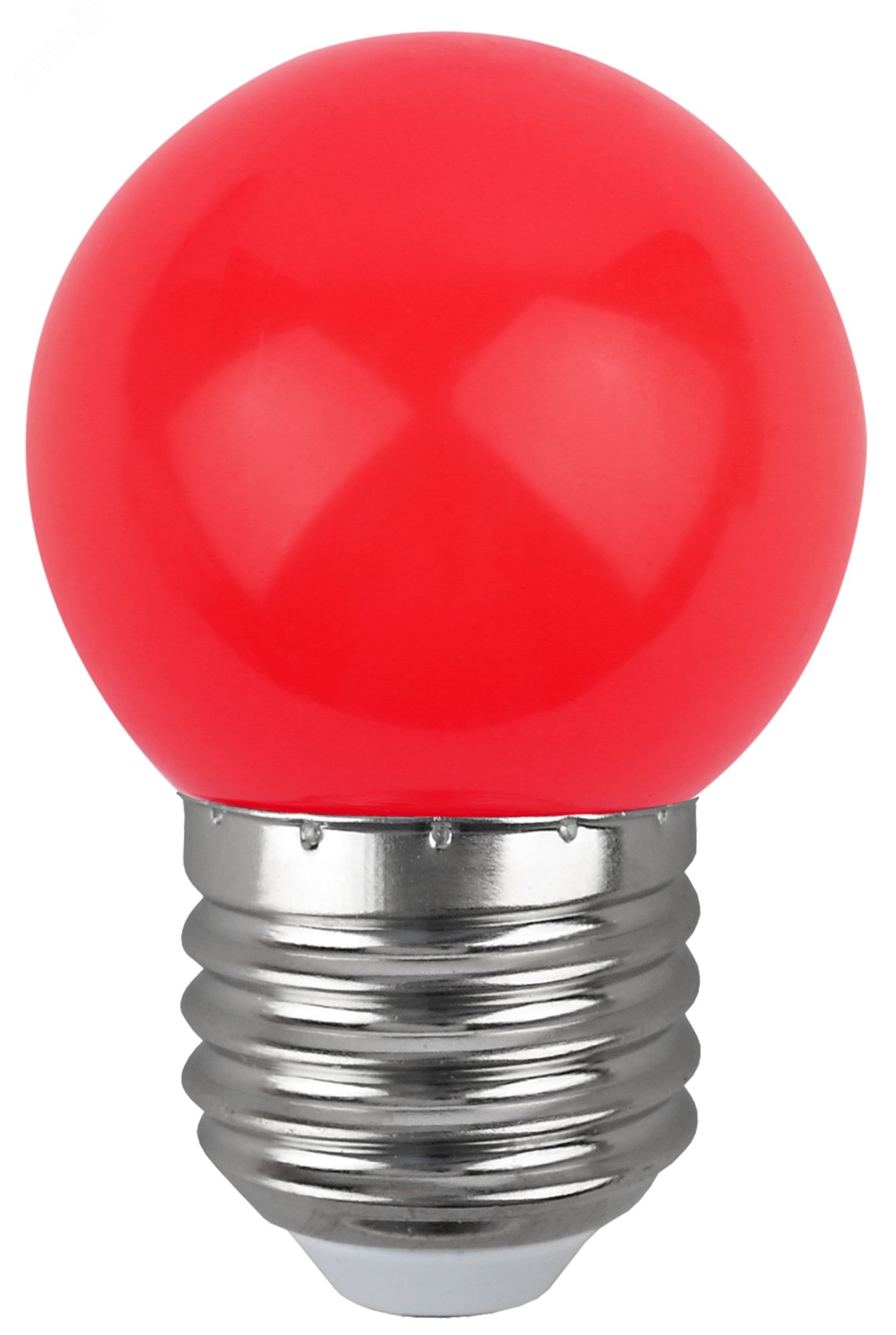 Лампа светодиодная для Белт-Лайт диод. шар, красн., 4SMD, 1W, E27 ERARL45-E27 LED Р45-1W-E27 Б0049575 ЭРА - превью 2