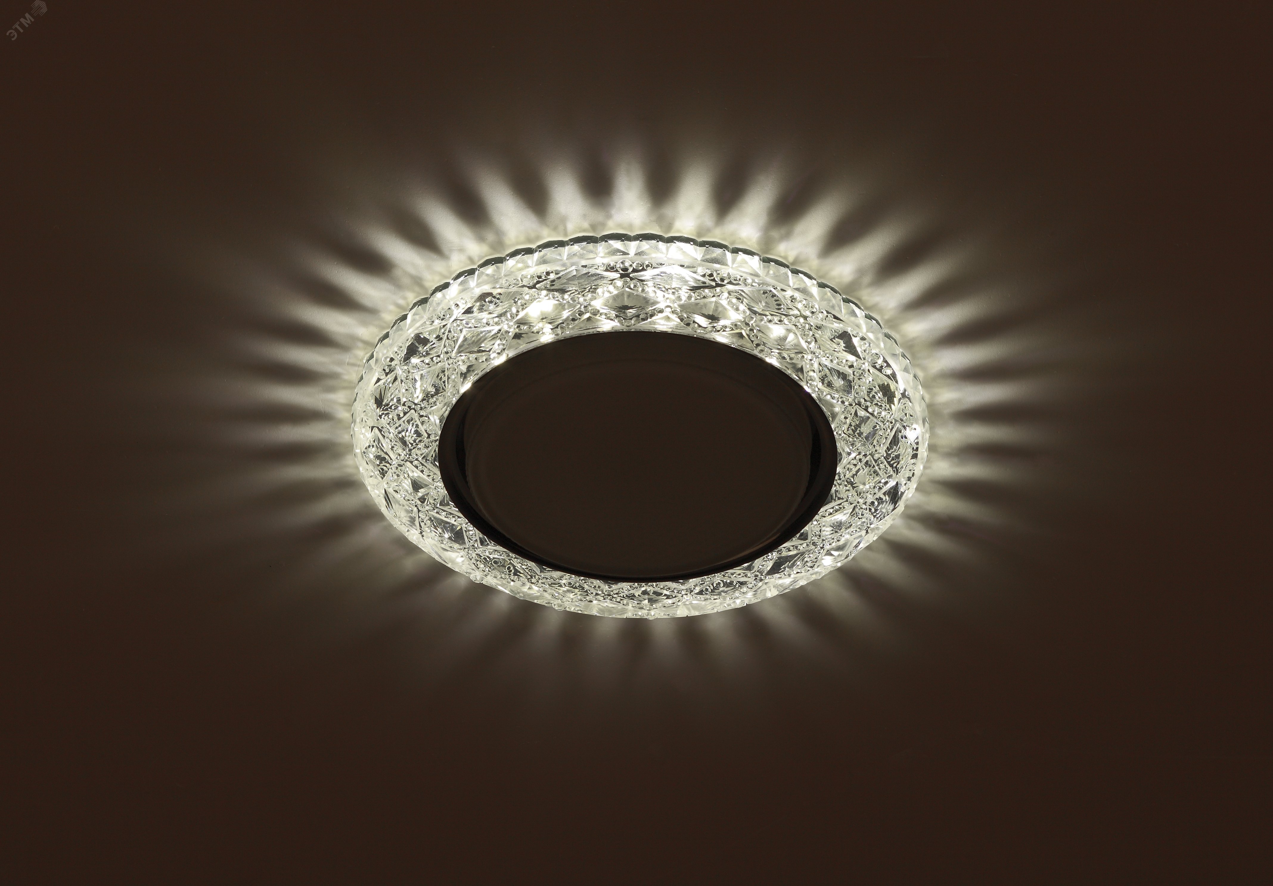 Светильник точечный декоративный cо светодиодной подсветкой Gx53, прозрачный DK LD24 SL/WH ЭРА Б0029631 ЭРА - превью 3