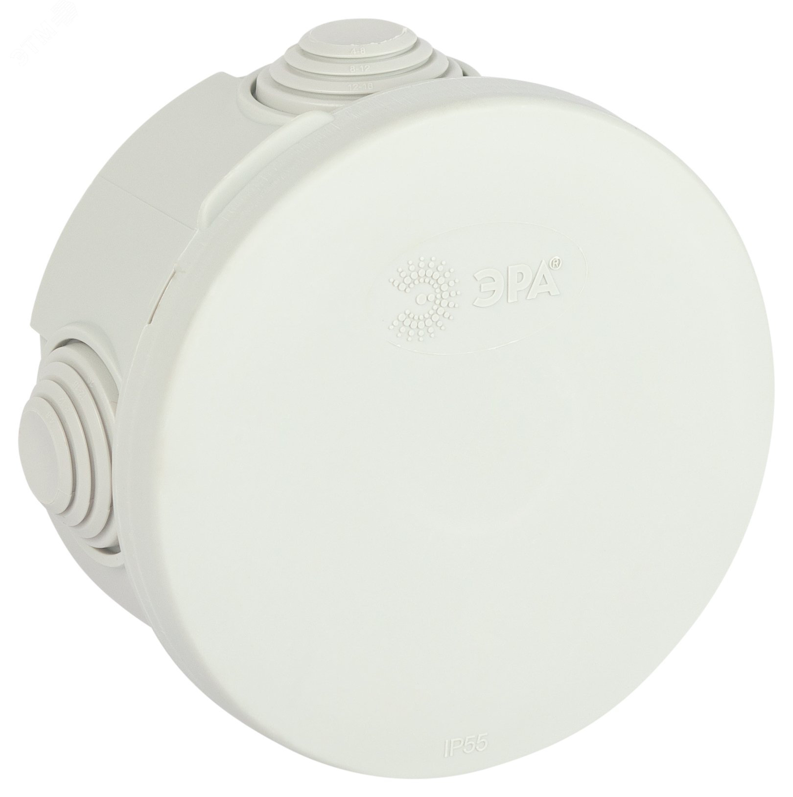 Изображение товара Распайная коробка KOR-85-40-4gv-MP, IP55, 4 ввода, 85x85x40 мм