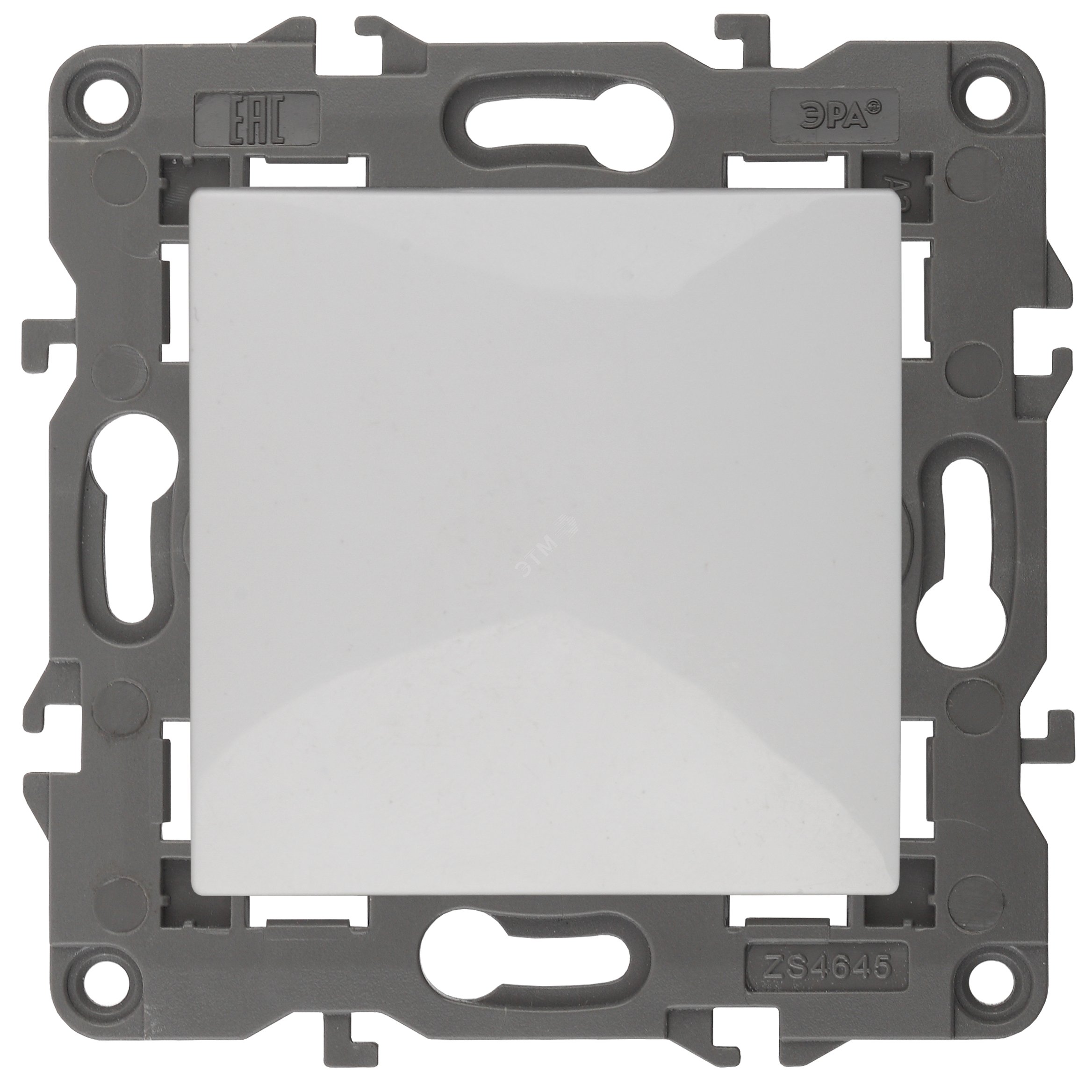 Изображение товара Выключатель одноклавишный белый 10А 250В скрытого монтажа ЭРА Elegance