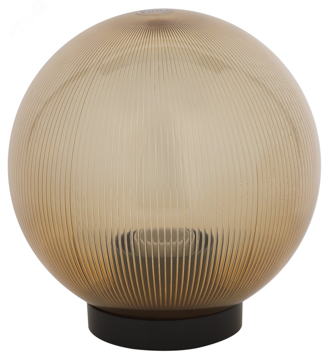 Изображение товара Светильник на опору/кронштейн НТУ 02-60-203 шар золотистый призма IP44 Е27 max60Вт d200mm (шт)