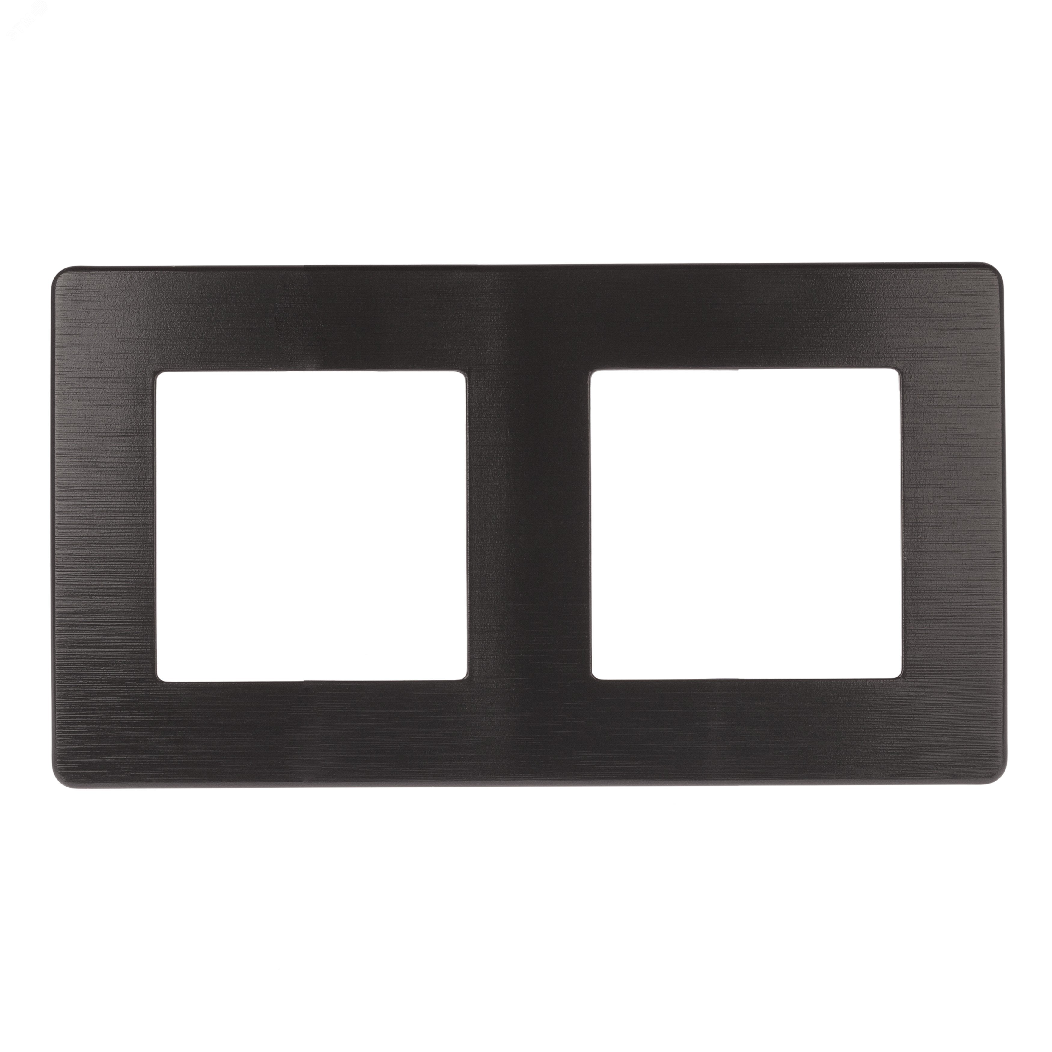 Изображение товара Рамка для розеток и выключателей ЭРА серия 12 12-5102-05 2 поста антрацит пластик