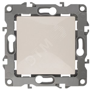 Изображение товара Выключатель одноклавишный скрытого монтажа слоновая кость 10А 250В автоматические (безвинтовые) ЭРА 12 12-1001-02 (шт)