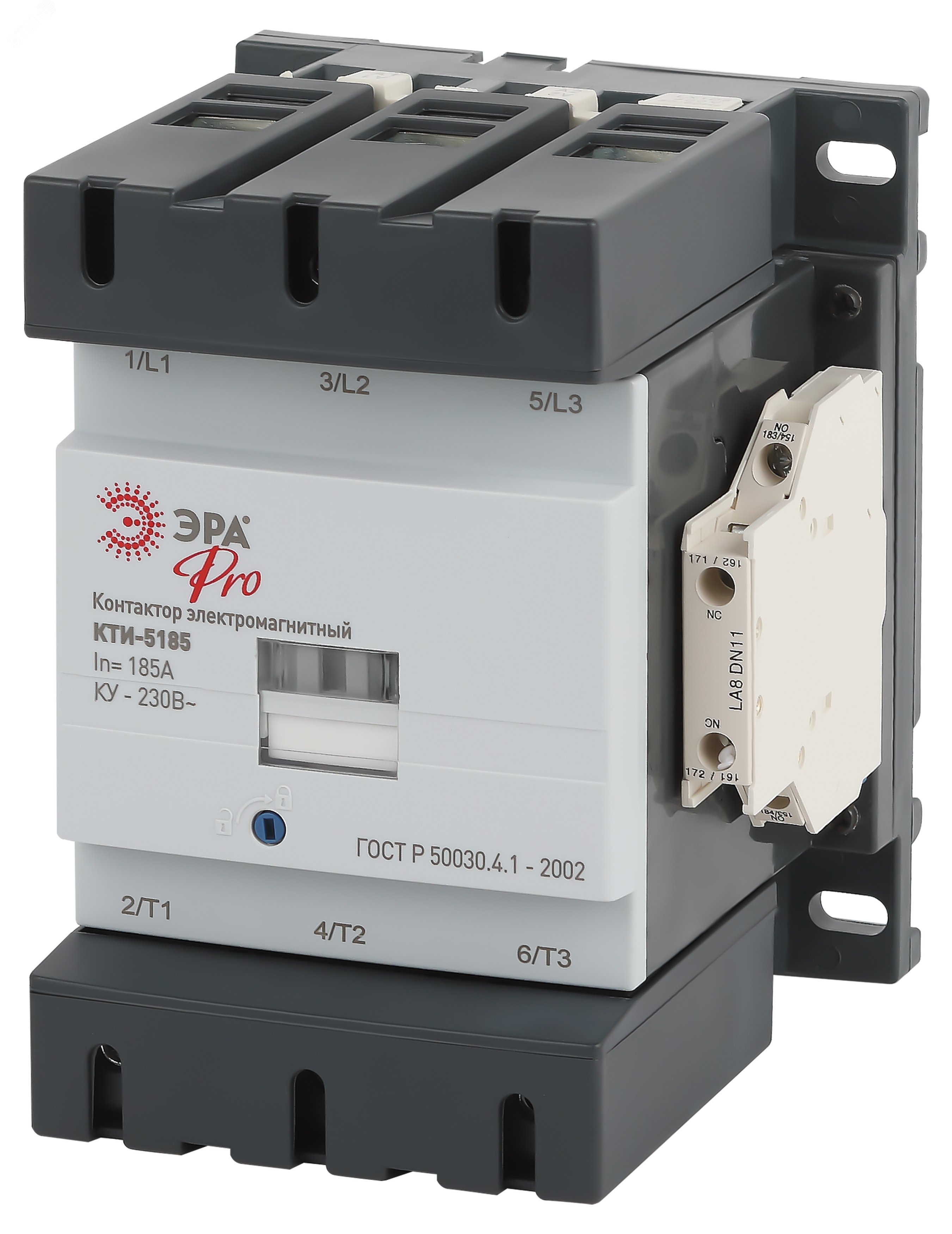 Изображение товара Контактор КТИ-5185 PRO KKT50-185-230-10-E 185А 230В/АС3 (шт)