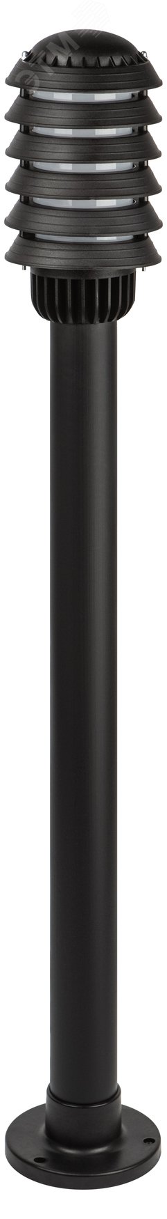Изображение товара Садово-парковый светильник ЭРА НТУ 01-60-016 напольный черный IP54 Е27 max60Вт