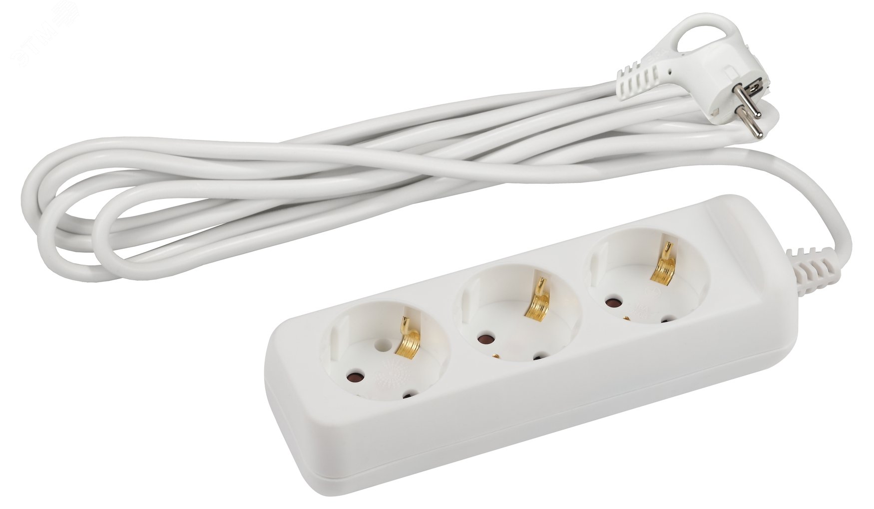 Изображение товара Удлинитель электрический с заземлением 10м 3 розетки ПВС 16А ЭРА U-3e-10m-3x1,5