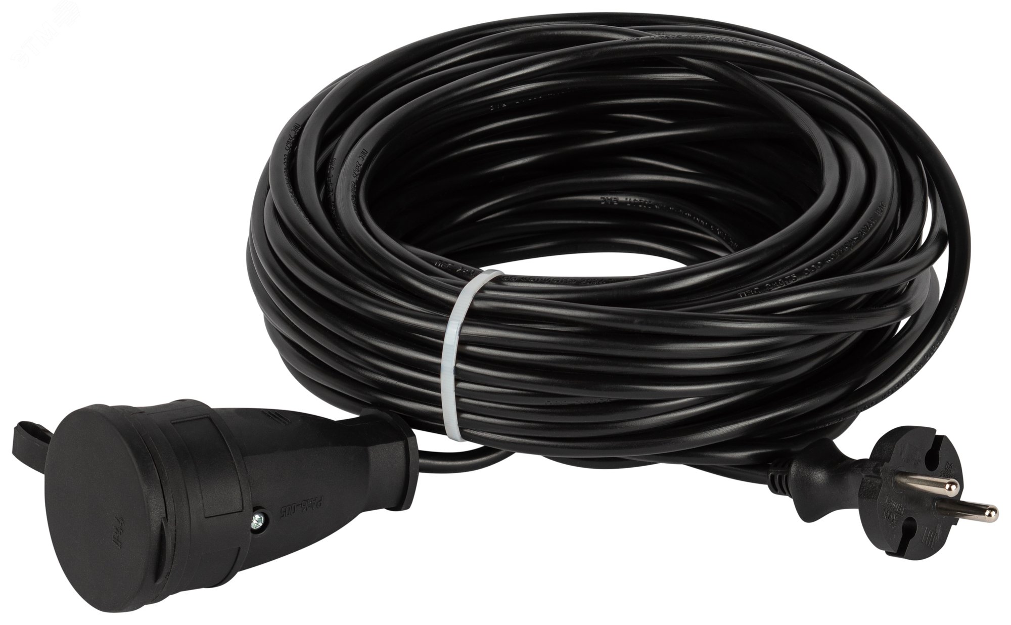 Изображение товара Удлинитель силовой бухта 20 м Green Line 1 розетка без заземления