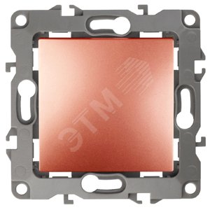 Изображение товара Выключатель одноклавишный скрытого монтажа ЭРА 12 12-1101-14 10А IP20 медь