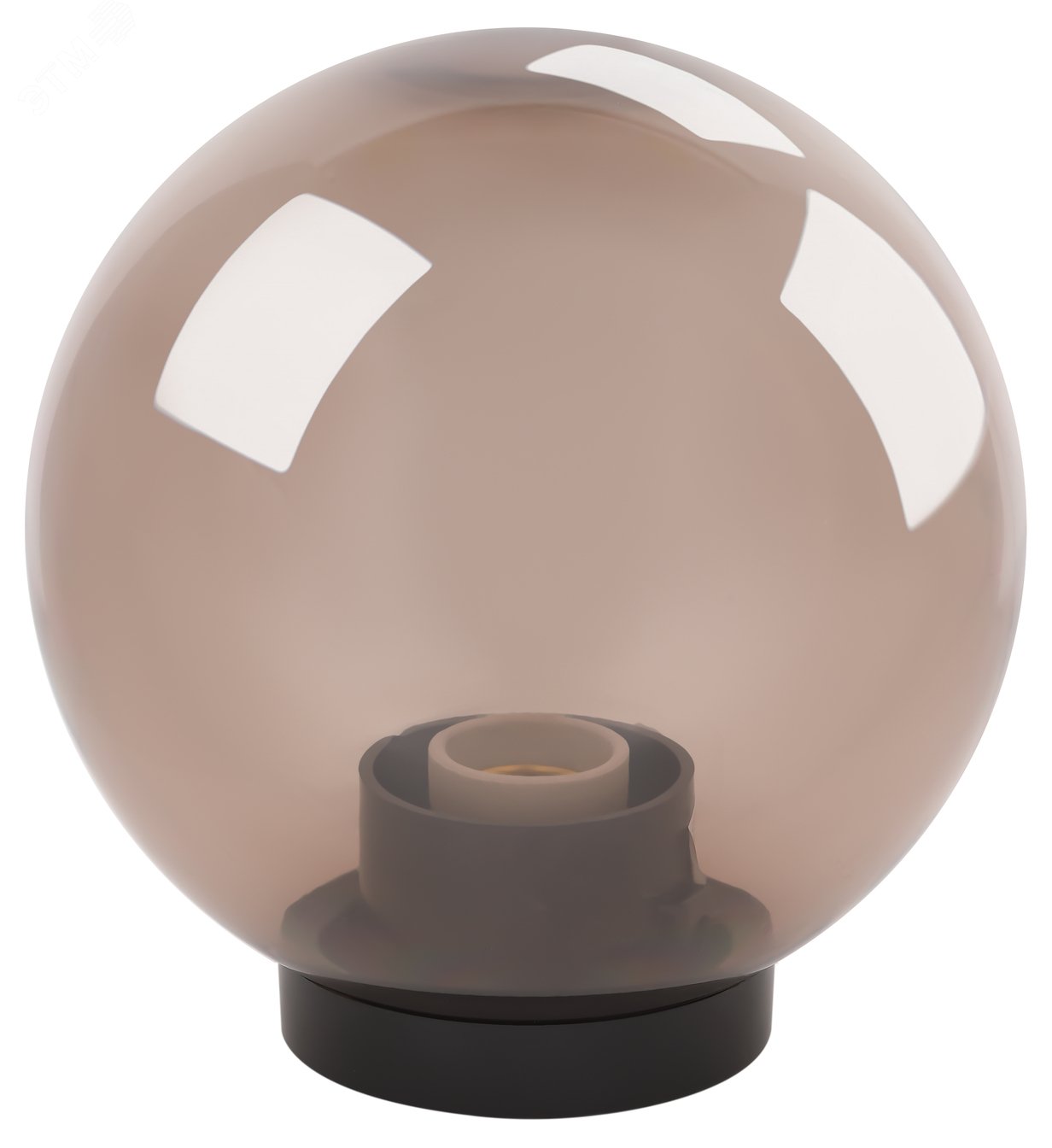 Изображение товара Светильник на опору/кронштейн НТУ 01-60-205 шар дымчатый IP44 Е27 max60Вт d200mm (шт)