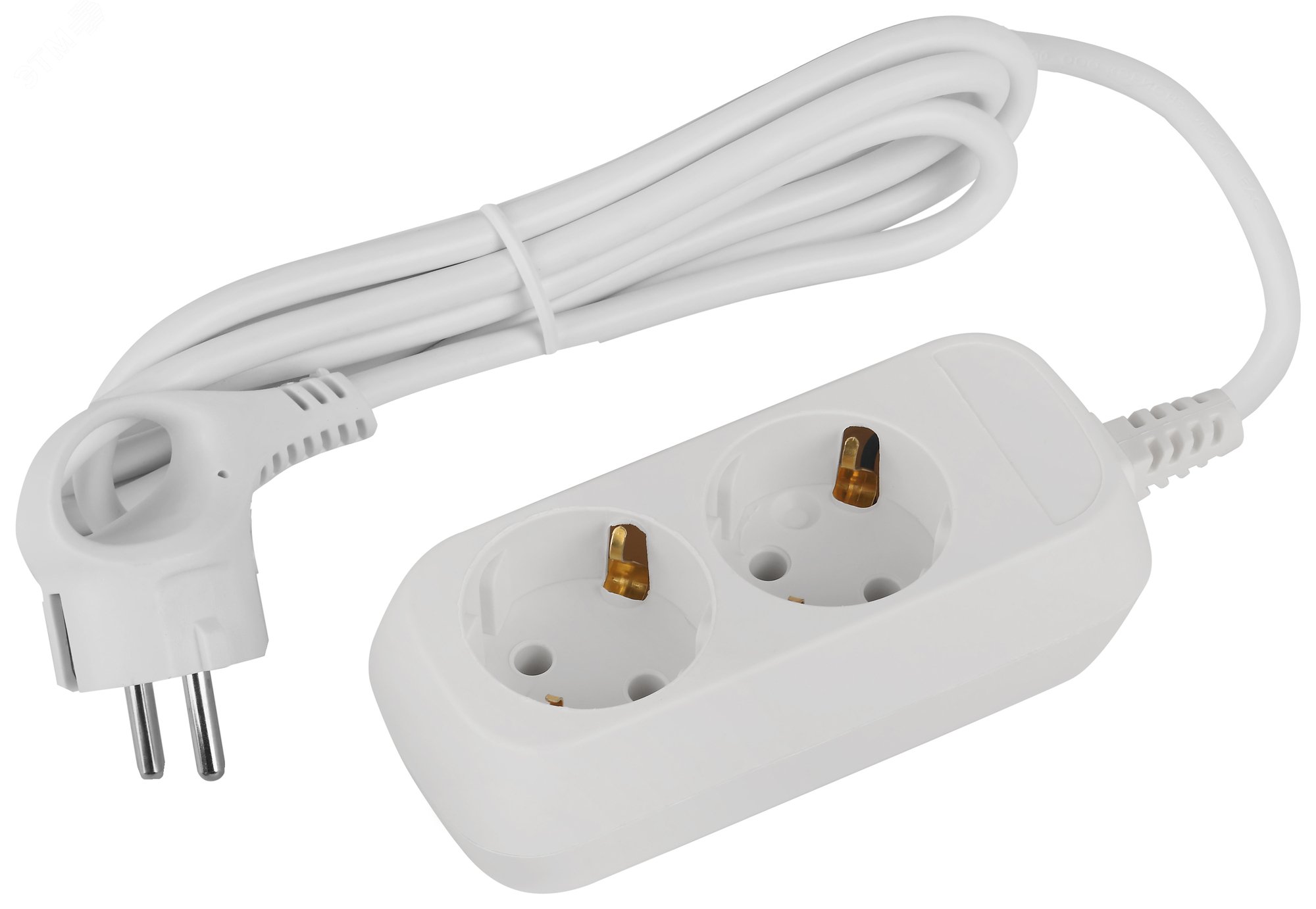 Изображение товара Удлинитель электрический Эра GREENLINE 2 розетки 1.5м