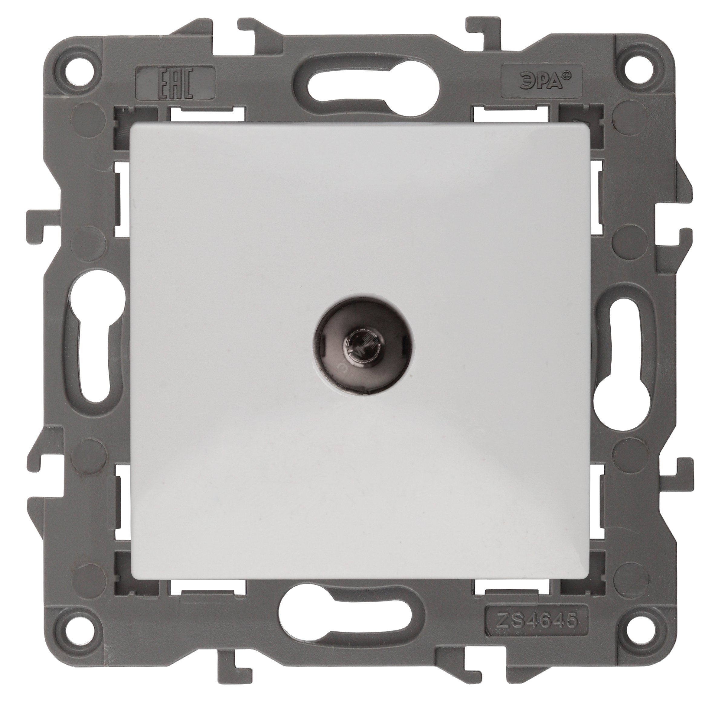 Изображение товара Розетка телевизионная одиночная Эра Elegance белый 14-3101-01