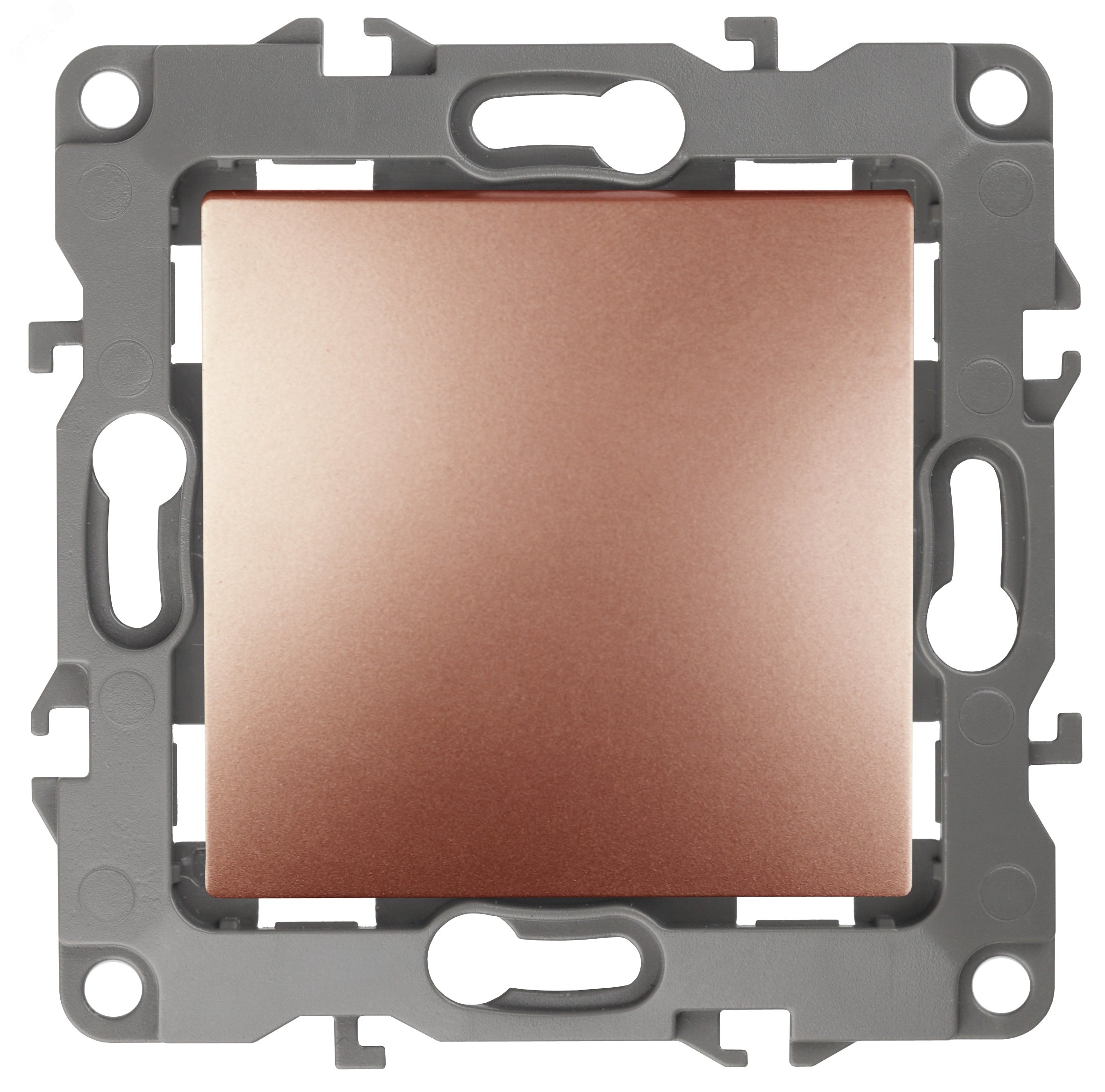 Изображение товара Выключатель кнопочный Эра12 10А 250В медь автоматический зажим