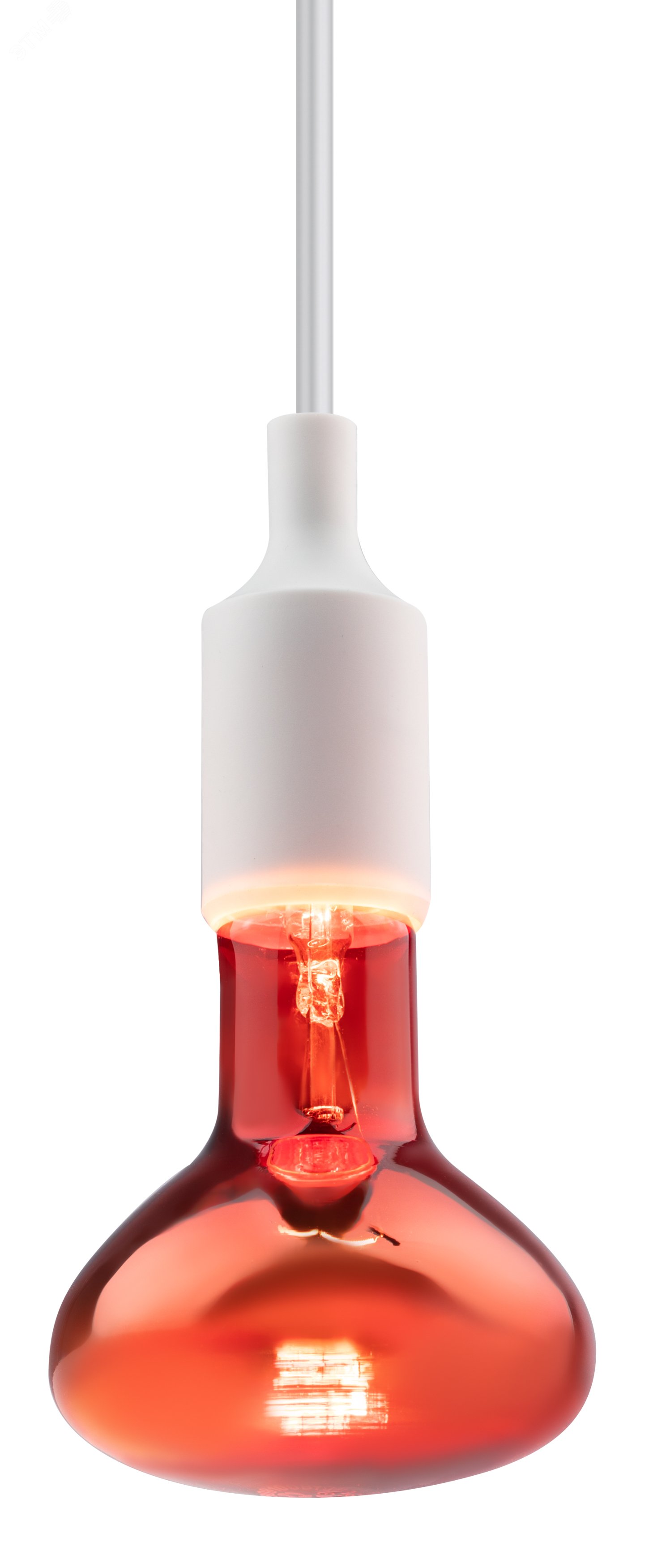 Инфракрасная лампа E27 кратность 1 шт для обогрева животных и освещения 100 Вт ИКЗК 230-100 R95 Б0062411 ЭРА - превью 4