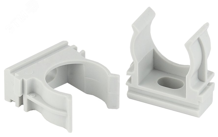 Изображение товара Крепеж-клипса (cерый) для трубы d 32мм (5/600/18000) (шт)