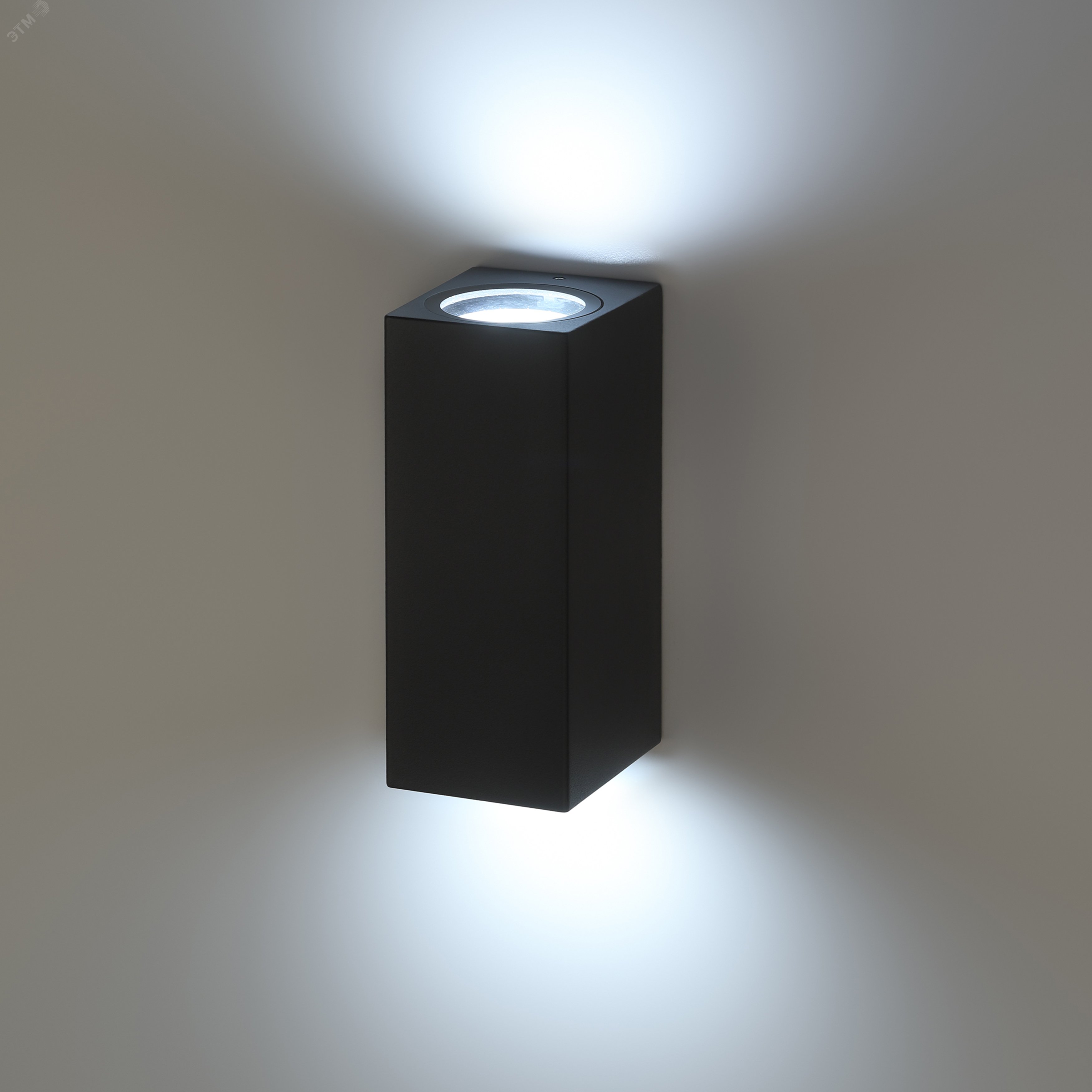 Подсветка декоративная WL38 BK MR16/GU10 (2 шт.), черный, для интерьера, фасадов зданий, лампа MR16 ( в комплект не входит) Б0054410 ЭРА - превью
