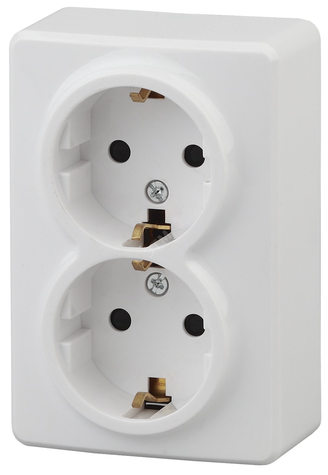 Изображение товара Розетка однофазная наружная IP20 16А 250В белая Эра Эксперт