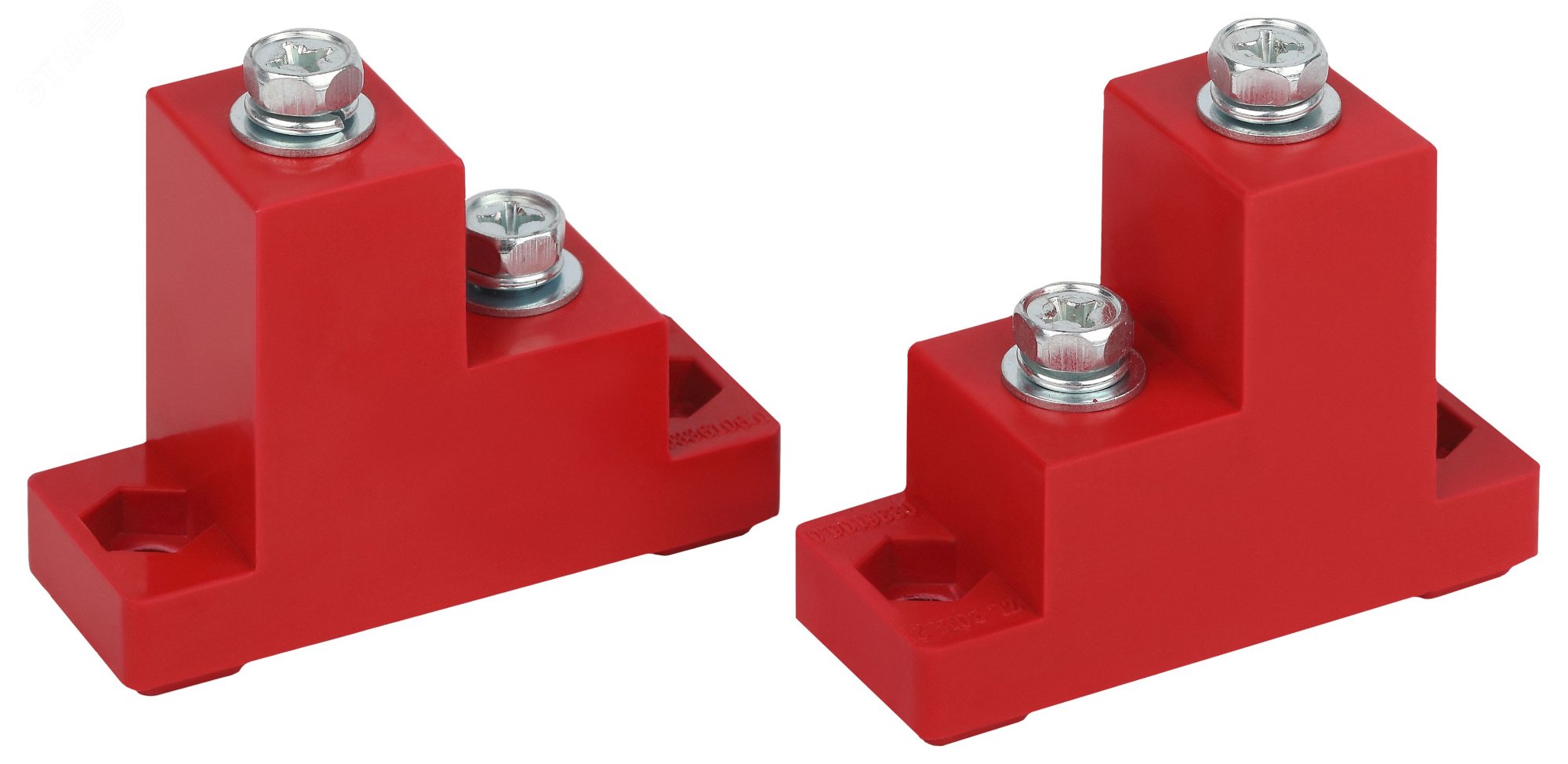 Изображение товара Изолятор ступенчатый шинный NO-224-156 ИС2-25 (М8) с болтами 7,5кВ для ШИНОВЫХ систем