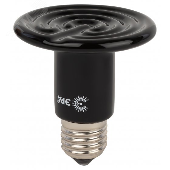 Инфракрасная лампа FITO-50W-НQ керамическая серии CeramiHeat модель RX для брудера, рептилий 50 Вт Е27 Б0052714 ЭРА - превью 2