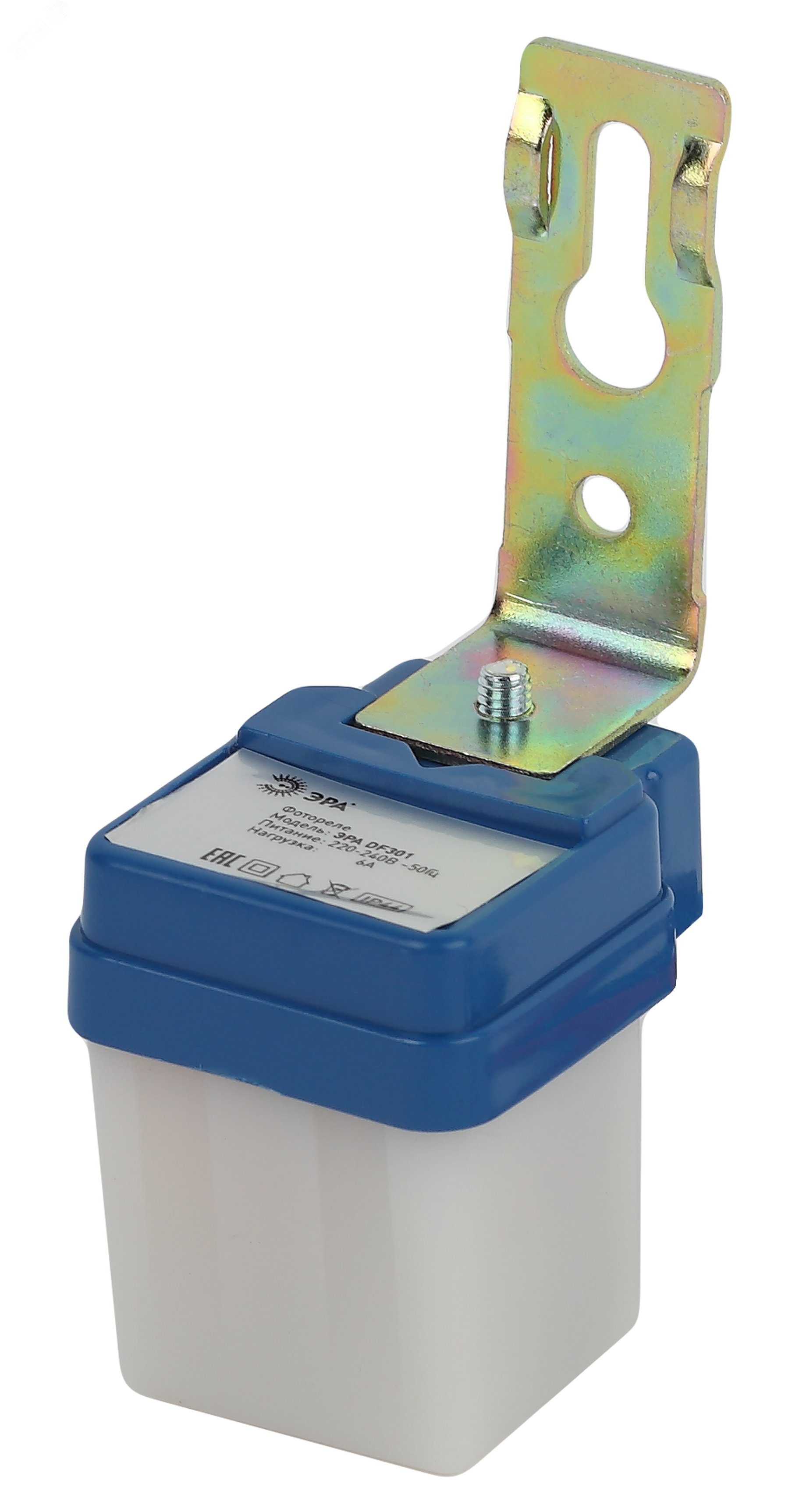 Изображение товара Датчик освещенности Фотореле серый 1300 ВА IP44 DF 301 (уп)