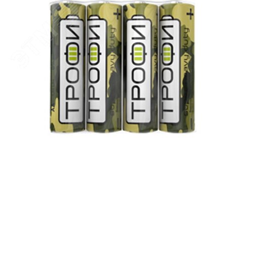 Изображение товара Батарейка Трофи R6-4S CLASSIC HEAVY DUTY Zinc (60/1200/28800) (шт)