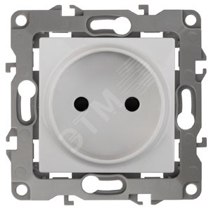 Изображение товара Розетка силовая скрытого монтажа Эра 12 белая 16А 250В IP20 автоматические зажимы
