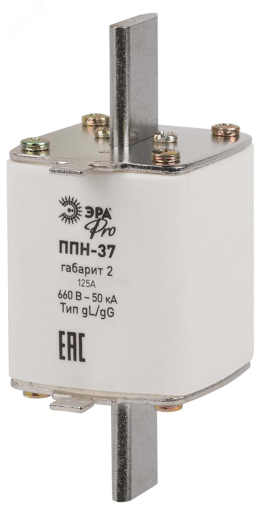 Изображение товара Предохранитель плавкий PRO ppn-37-2-125 125А 2 габарит Китай ЭРА