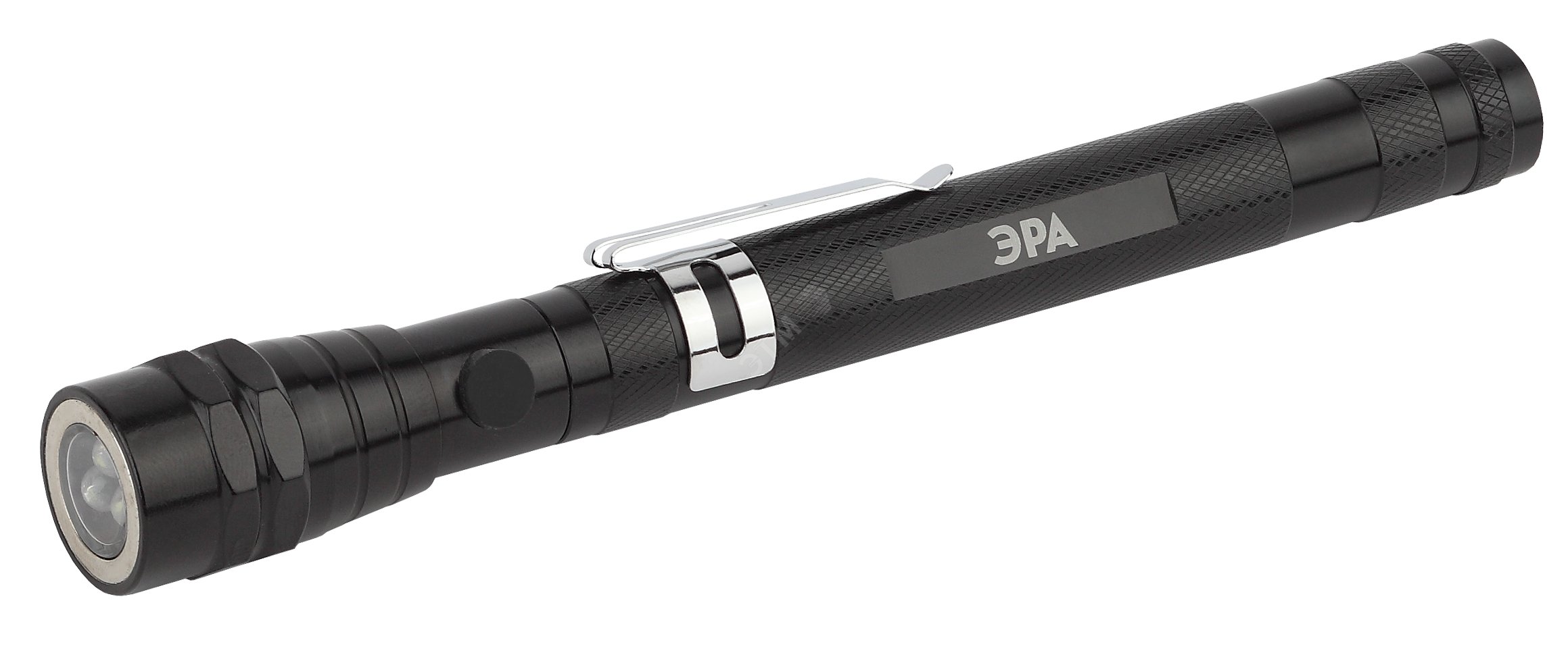 Фонарик на батарейках 4хLR44, ударопрочный, телескопическая ручка 40 см, регулируемый угол, магнитный RB-602 Практик Б0033748 ЭРА - превью 2
