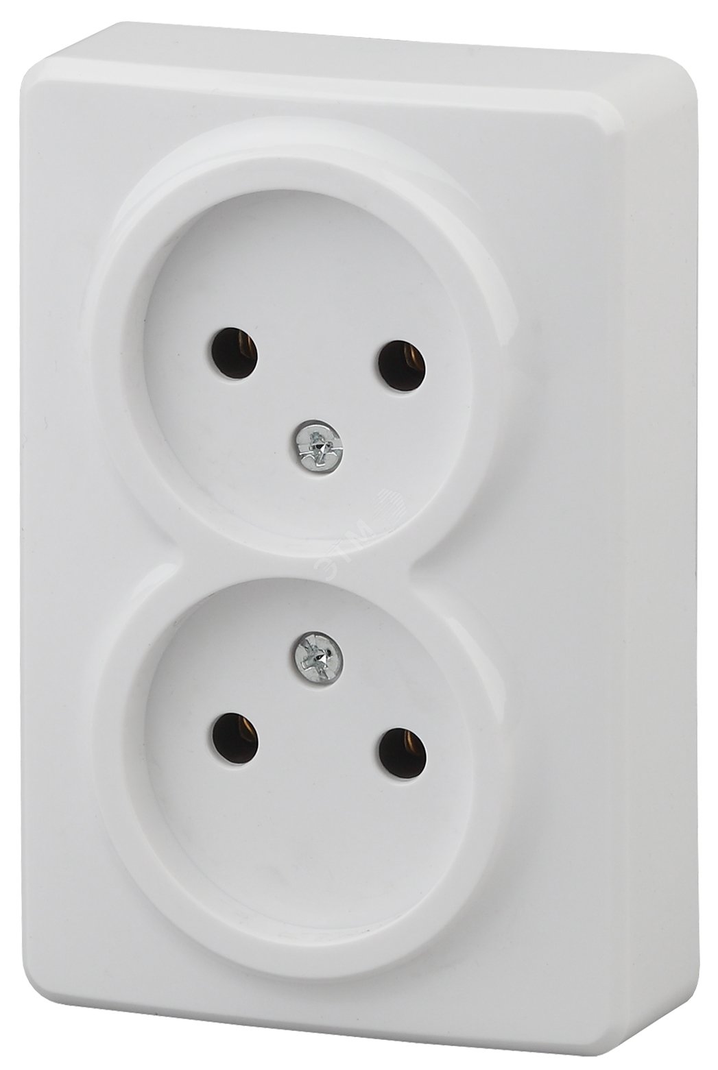 Изображение товара Розетка наружная однофазная 16А IP20 Эра Эксперт белая 11-2202-01