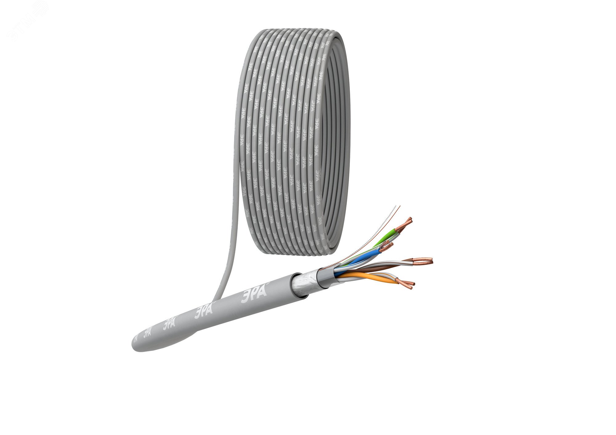 Изображение товара Кабель витая пара F/UTP 4x2x24 AWG Cat5e CU PVC 305м F-4-PVC (м)