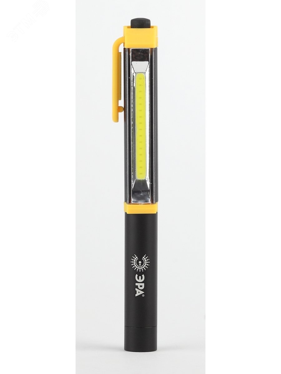 Фонарик карманный ручка на батарейках 3хААА, ударопрочный, магнитный, клипса RB-702 Практик Б0027821 ЭРА - превью 4